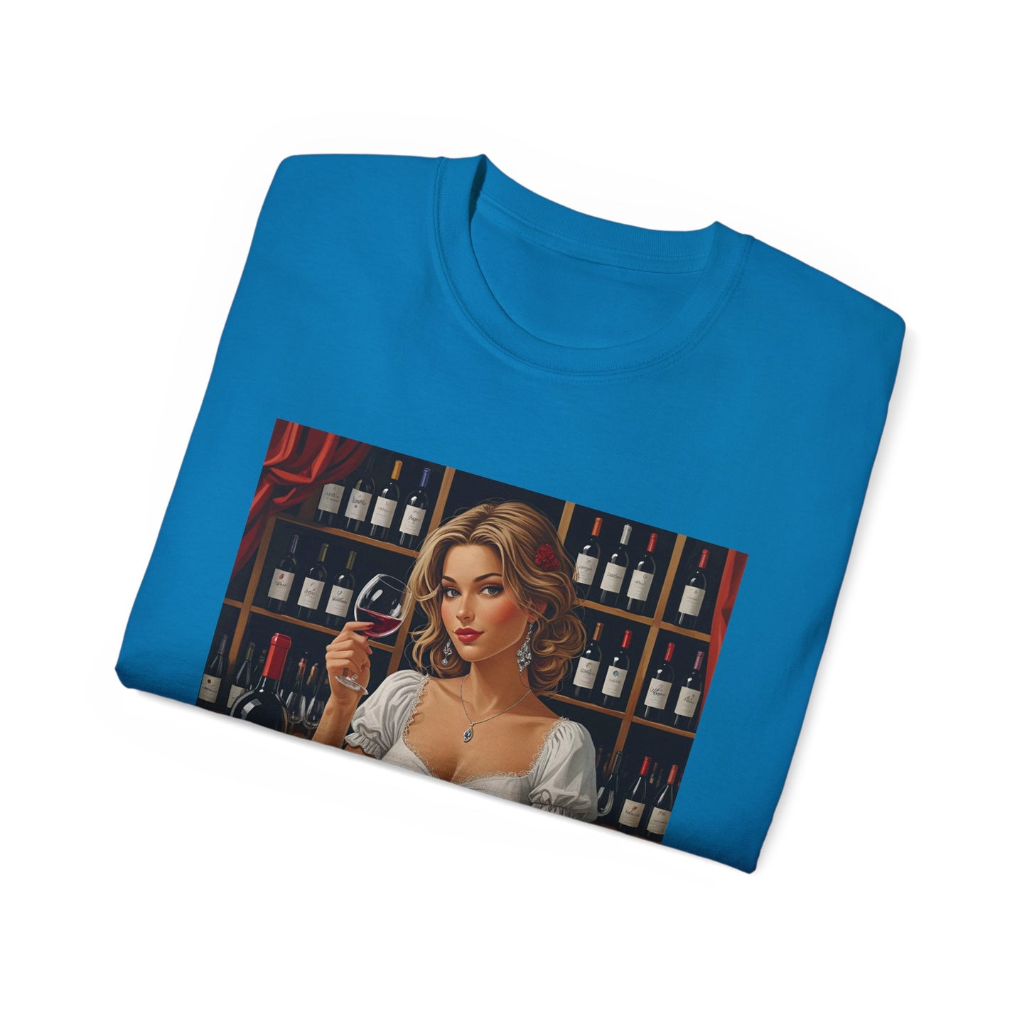 Time to Wine Down - Wine Lover's Unisex Tee, Funny Gift for Wine Enthusiasts, Vintage Wine Art Shirt, Perfect for Parties, Wine Tasting Events, Holidays