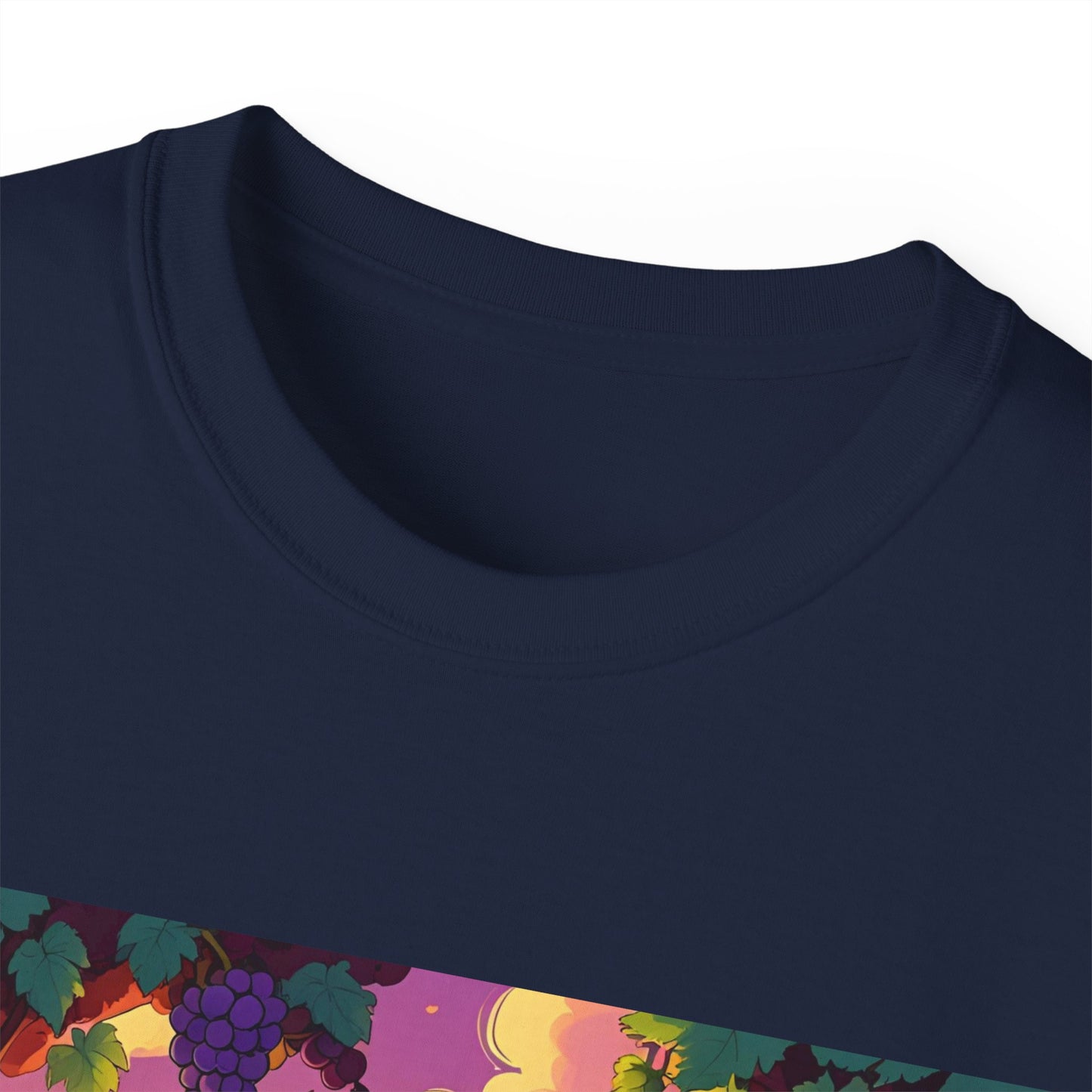 Wine Goes In Wisdom Comes Out - Vibrant Landscape Art Tee, Unisex Cotton Shirt, Nature Lover Gift, Summer Vibe Top, Hiking Apparel, Outdoor Fun T-Shirt