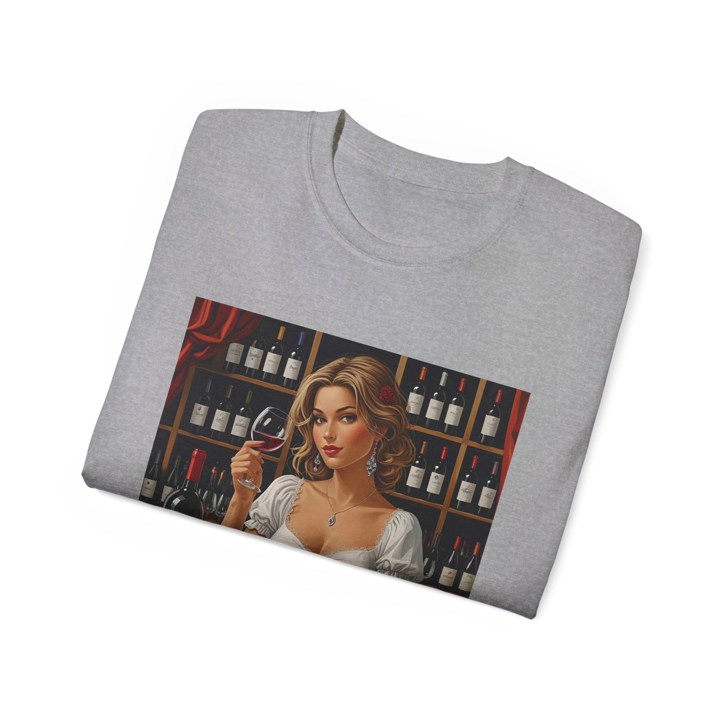 Time to Wine Down - Wine Lover's Unisex Tee, Funny Gift for Wine Enthusiasts, Vintage Wine Art Shirt, Perfect for Parties, Wine Tasting Events, Holidays