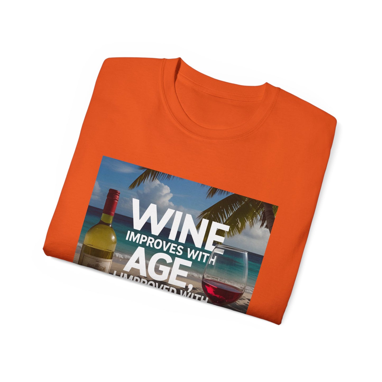 Wine Improves with Age Unisex Ultra Cotton Tee | Fun Gift for Wine Lovers, Birthday Shirt, Casual Wear, Summer Outfit, Wine [...]