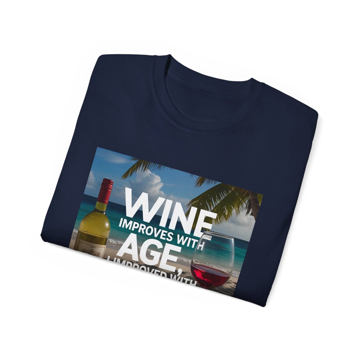 Wine Improves with Age Unisex Ultra Cotton Tee | Fun Gift for Wine Lovers, Birthday Shirt, Casual Wear, Summer Outfit, Wine [...]