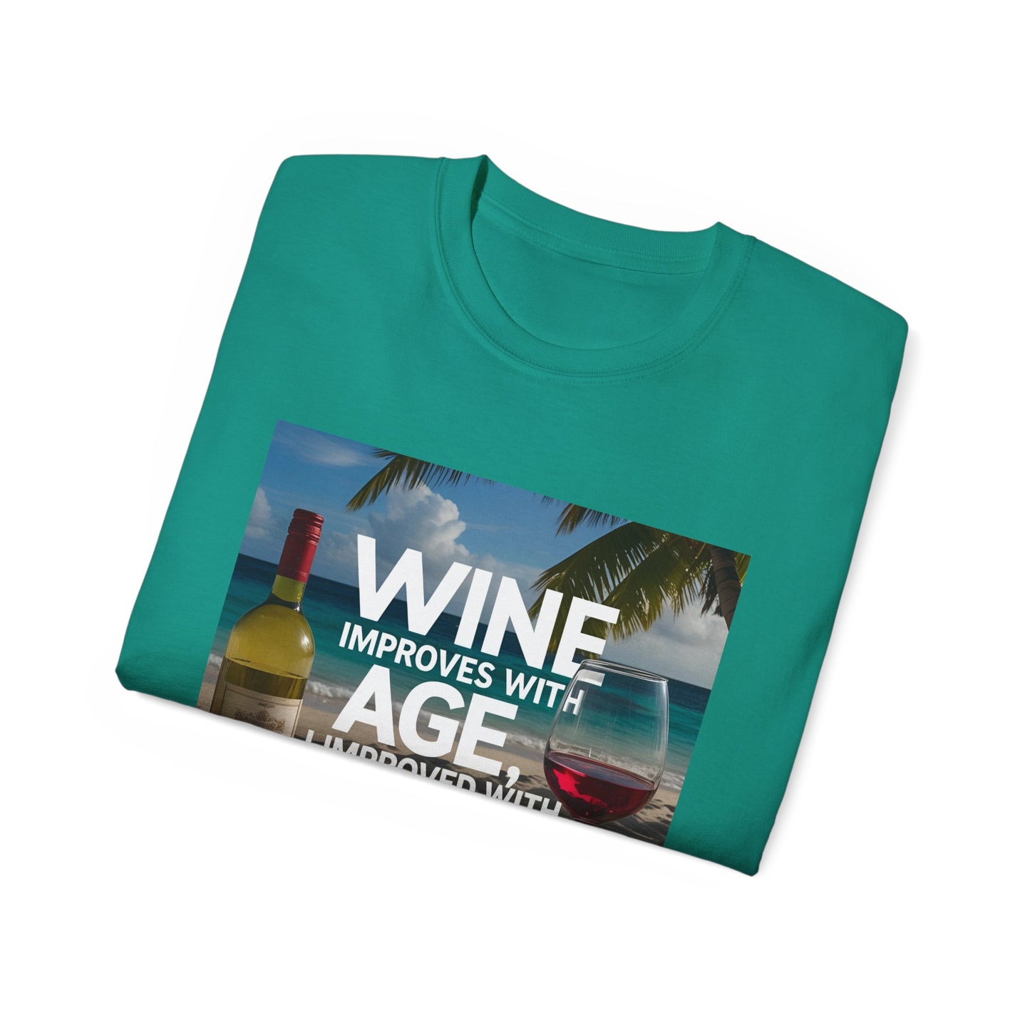 Wine Improves with Age Unisex Ultra Cotton Tee | Fun Gift for Wine Lovers, Birthday Shirt, Casual Wear, Summer Outfit, Wine [...]
