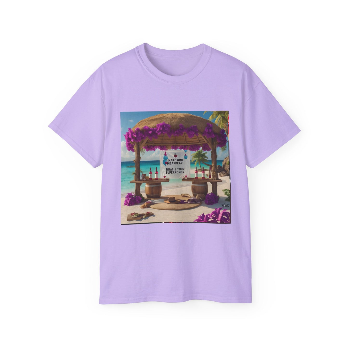 I Make Wine Disappear, What's Your Superpower - Tropical Paradise Tee | Beach Vacation Shirt, Unisex Graphic T-Shirt, Summer Apparel, Gift for Travelers, Holiday Outfit