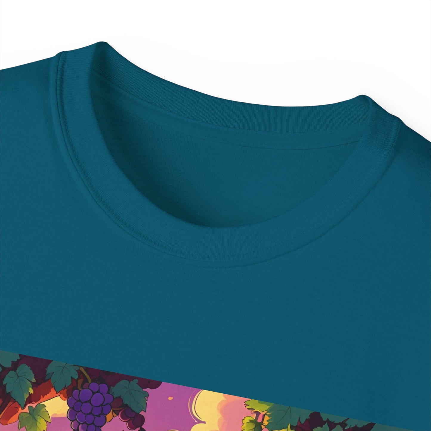 Wine Goes In Wisdom Comes Out - Vibrant Landscape Art Tee, Unisex Cotton Shirt, Nature Lover Gift, Summer Vibe Top, Hiking Apparel, Outdoor Fun T-Shirt