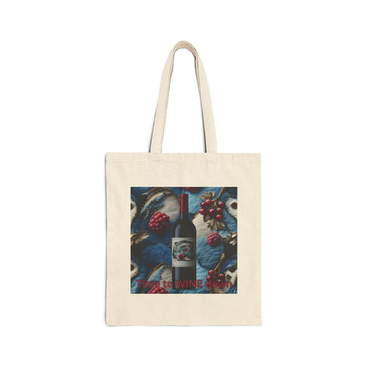 Time to Wine Down - Wine Lovers Cotton Canvas Tote Bag, Stylish Grocery Bag, Eco-Friendly Shopping Tote, Perfect Gift for Wine Enthusiasts, Ideal for [...]