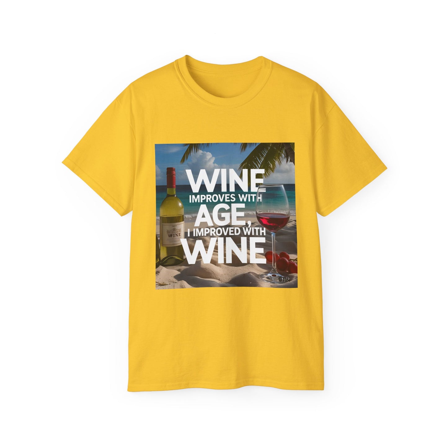 Wine Improves with Age Unisex Ultra Cotton Tee | Fun Gift for Wine Lovers, Birthday Shirt, Casual Wear, Summer Outfit, Wine [...]