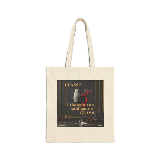 Wine Class Humor - Wine-Themed Tote Bag | Funny Reusable Grocery Bag | Gift for Wine Lovers | Eco-Friendly Shopping Tote | Funny Apres Wine Bags