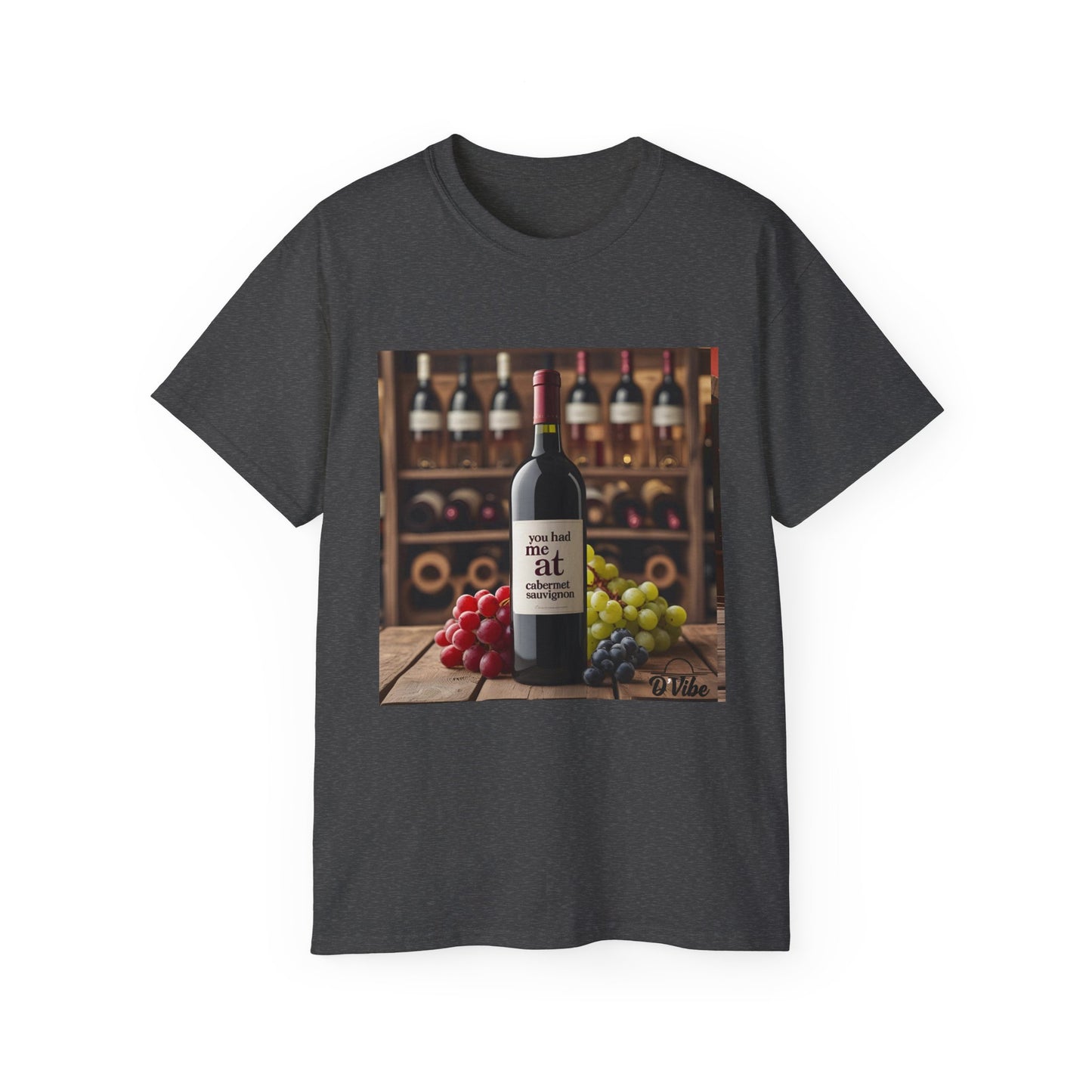 You Had Me at Cabernet - Wine Lovers Unisex Tee, Perfect for Celebrations, Gifts for Wine Enthusiasts, Casual Wear, Vintage Wine Design Shirt