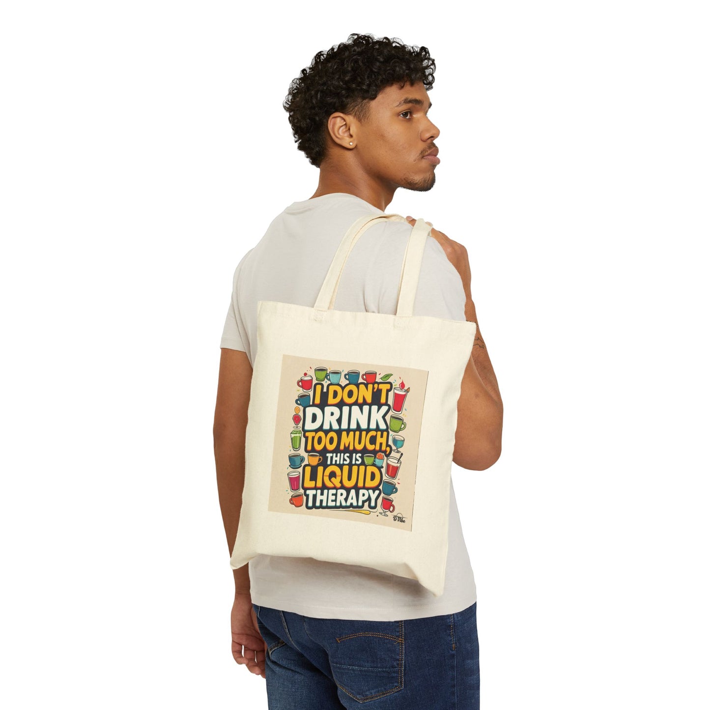 I Don't Drink Too Much - Wine Lovers Canvas Tote Bag - Eco-Friendly Shopper, Gift for Wine Enthusiasts, Grocery Bag, Beach Tote, Wine Party Favor