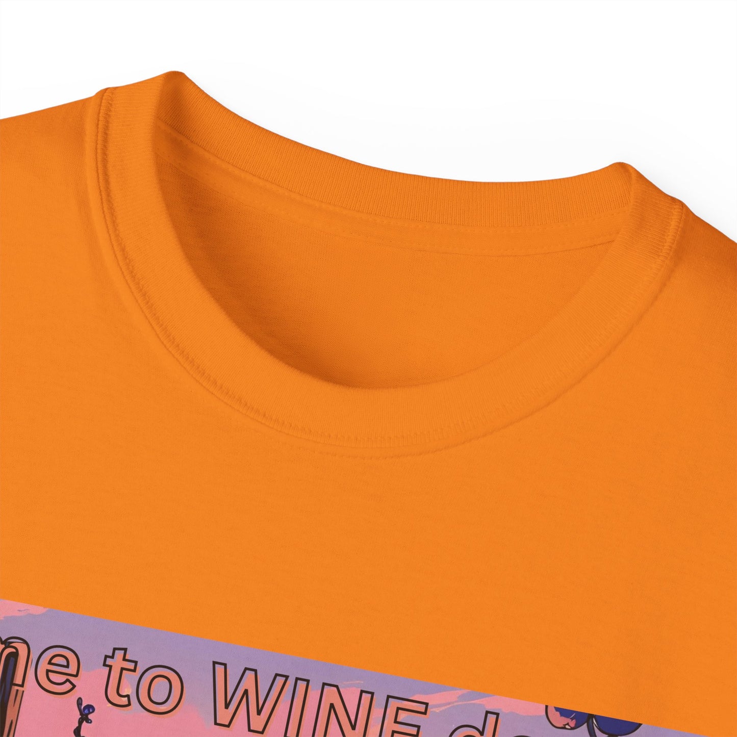 Time to Wine Down - Wine Lover's Unisex Cotton Tee - Perfect for Parties, Gifts, Relaxation, Wine Nights, and Celebrations