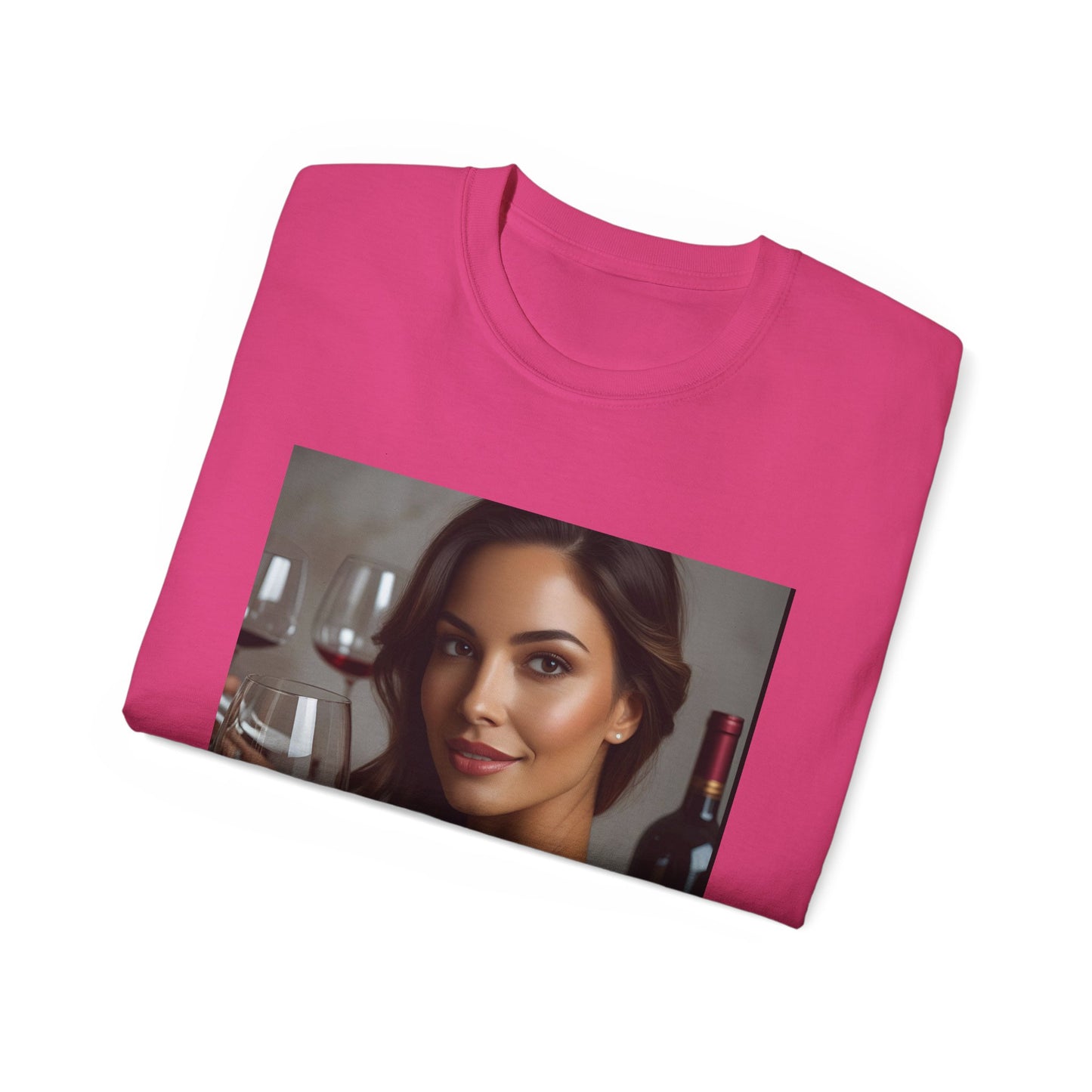 Drink Passionately Unisex Cotton Tee, Funny Wine Lover Shirt, Perfect for Wine Lovers, Gift for Her, Casual Party Wear