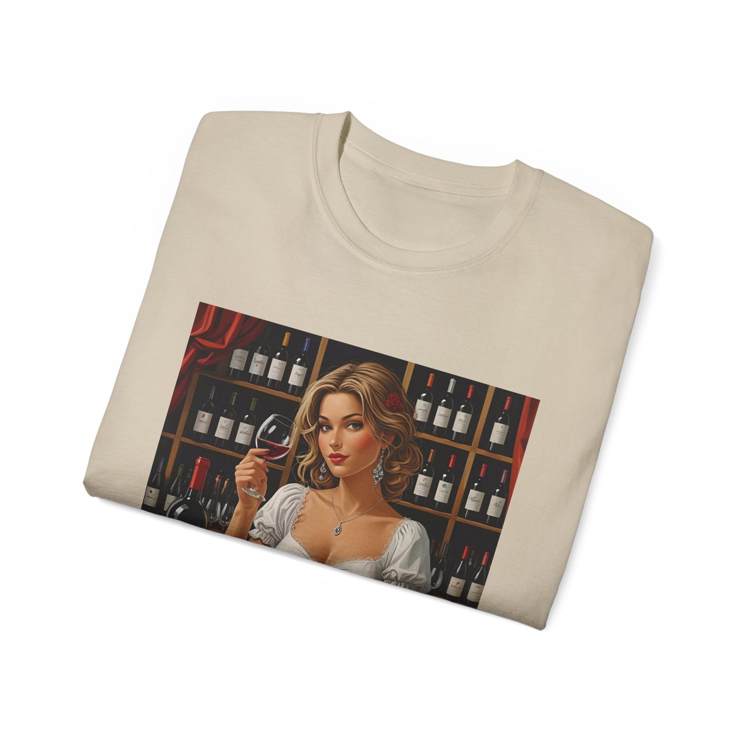 Time to Wine Down - Wine Lover's Unisex Tee, Funny Gift for Wine Enthusiasts, Vintage Wine Art Shirt, Perfect for Parties, Wine Tasting Events, Holidays