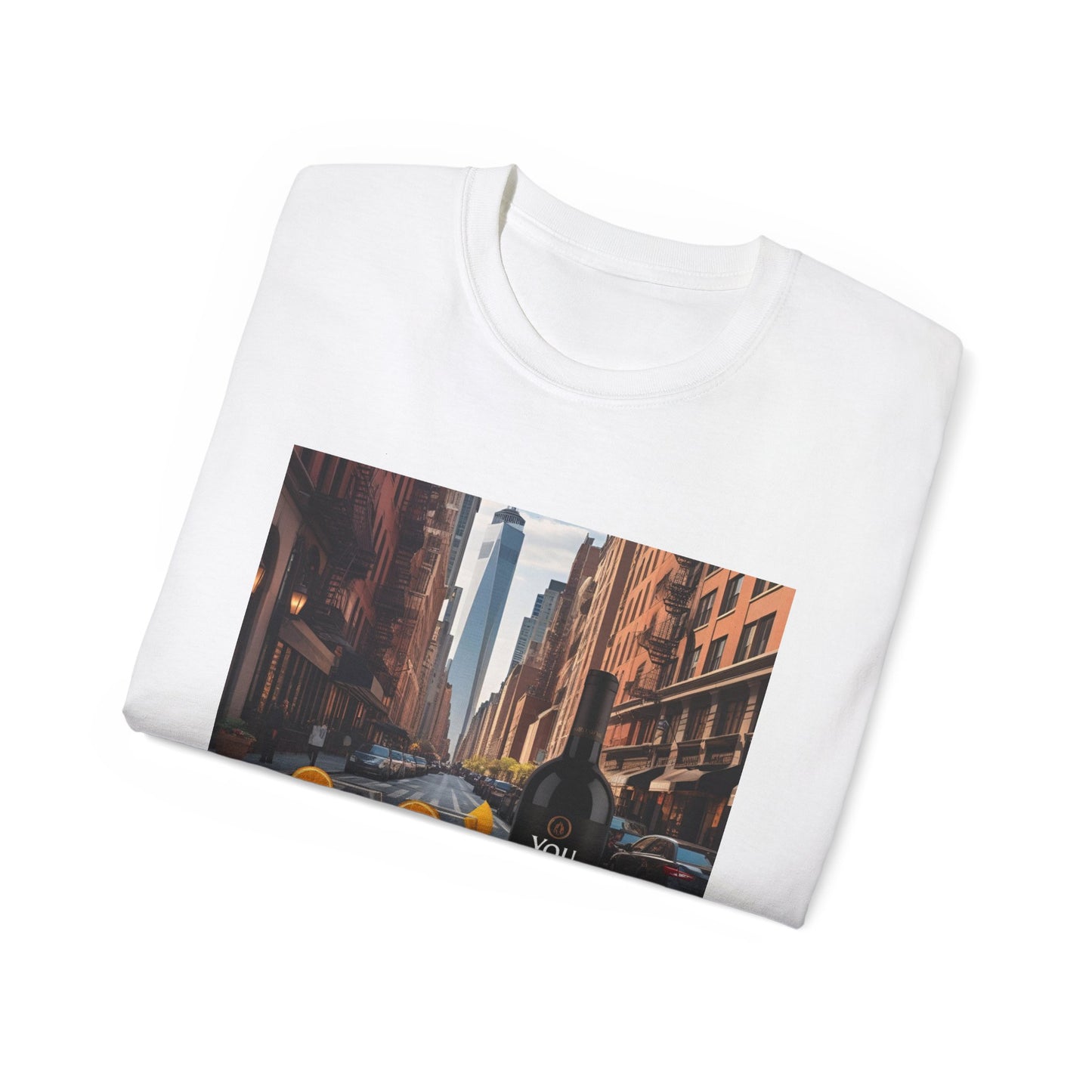 You Had Me at Merlot - Stylish Cityscape Tee with Cocktail Art - Perfect for Casual Outings, Summer Parties, Birthdays, or Unique Gifts, Art Lover's T-Shirt