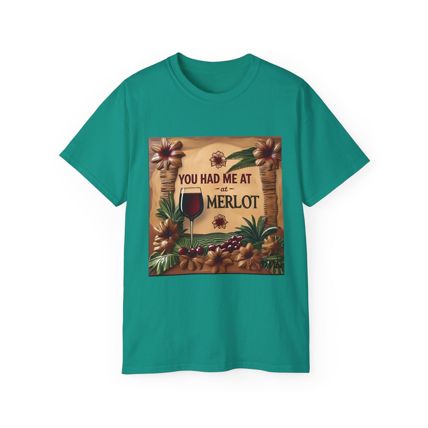 You Had Me at Merlot - Wine Lover's Gift Tee, Funny Merlot T-Shirt, Unisex Ultra Cotton, Gift for Wine Enthusiasts, Fun Wine Party Apparel