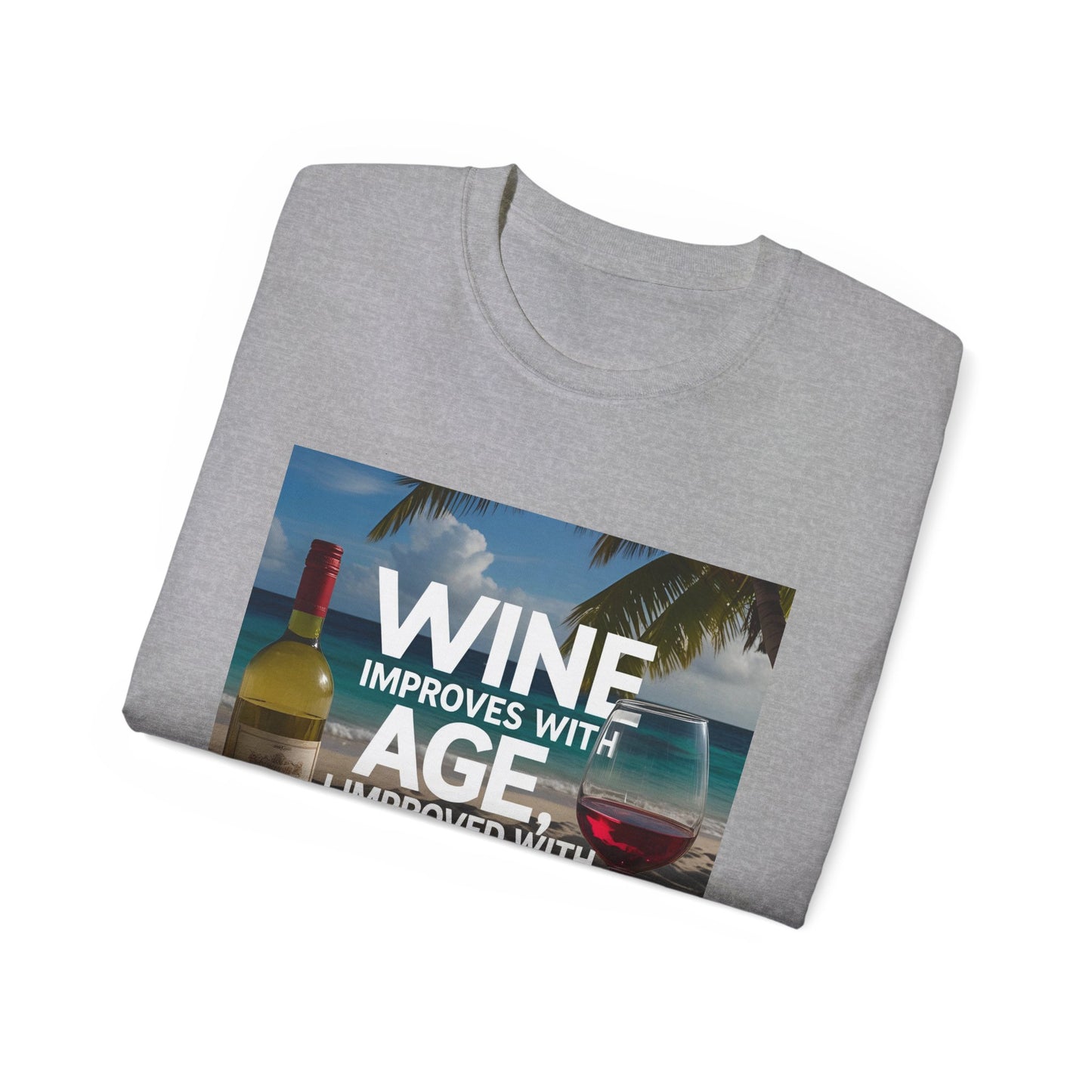 Wine Improves with Age Unisex Ultra Cotton Tee | Fun Gift for Wine Lovers, Birthday Shirt, Casual Wear, Summer Outfit, Wine [...]
