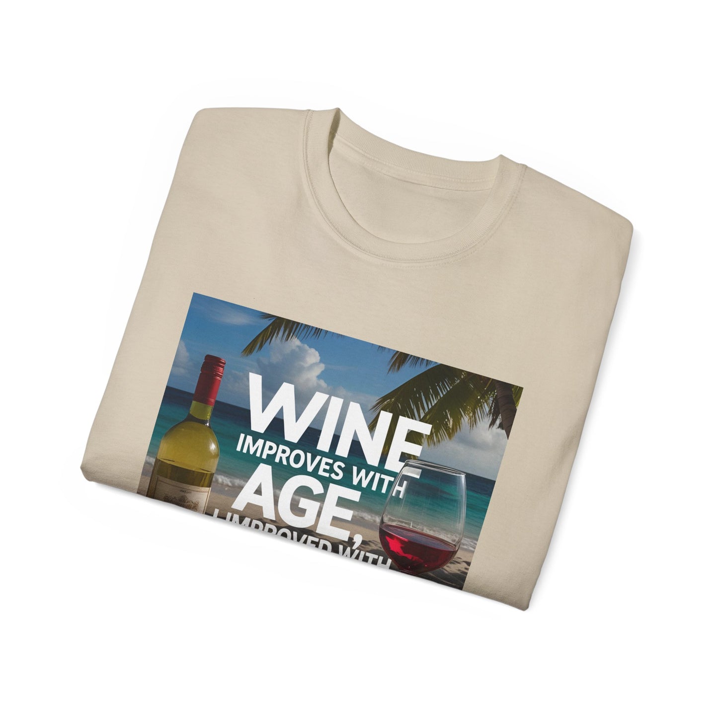 Wine Improves with Age Unisex Ultra Cotton Tee | Fun Gift for Wine Lovers, Birthday Shirt, Casual Wear, Summer Outfit, Wine [...]