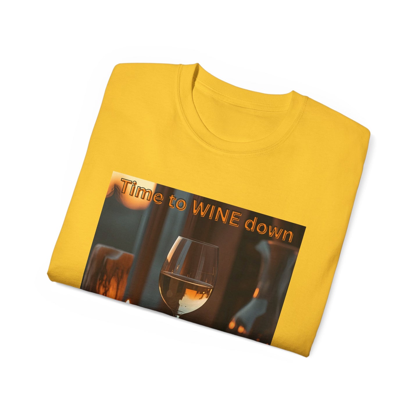 Time to Wine Down - Wine Down Tee for Relaxation Lovers, Unisex Cotton Shirt, Gift for Wine Enthusiasts, Casual Outing Top, Fun Humor Tee