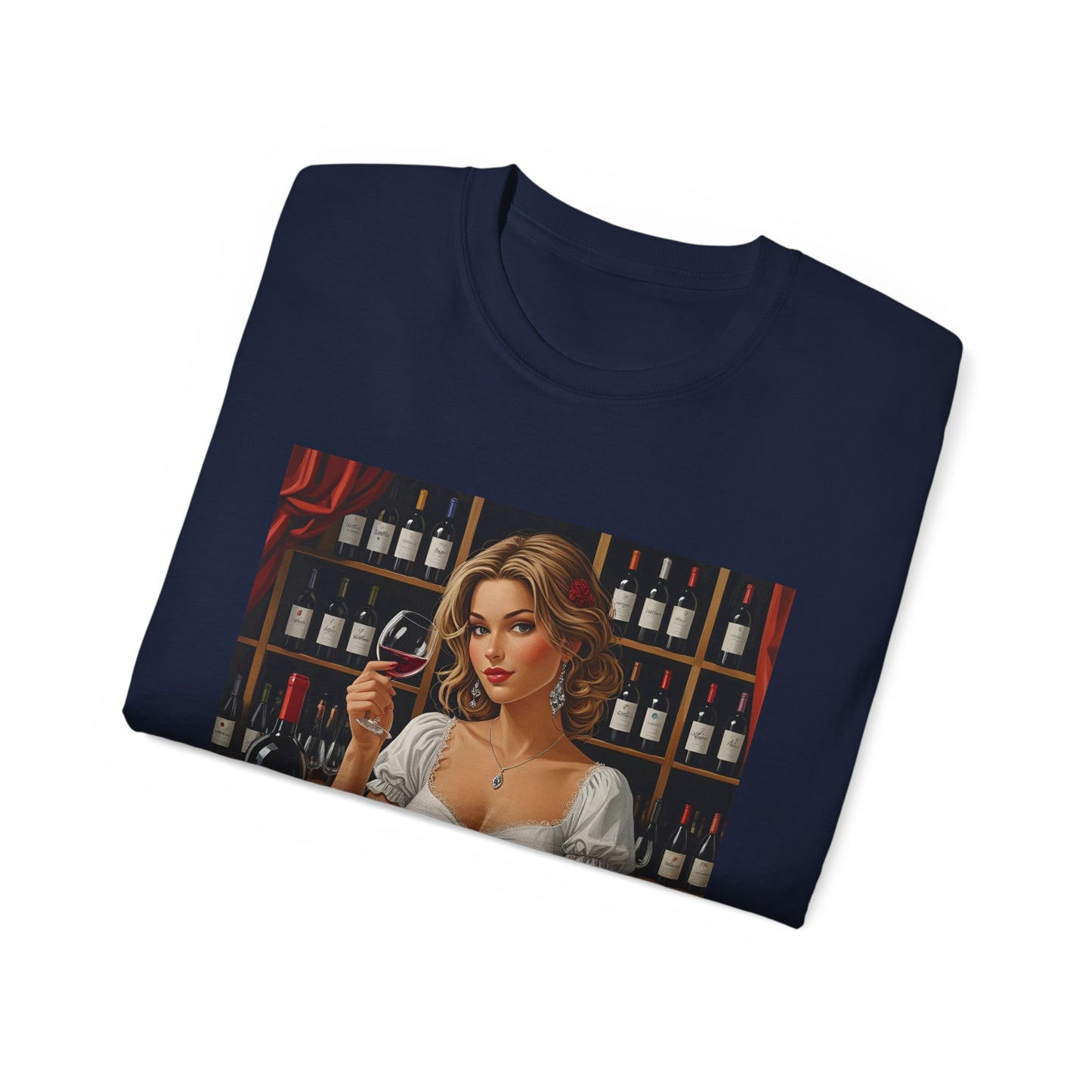 Time to Wine Down - Wine Lover's Unisex Tee, Funny Gift for Wine Enthusiasts, Vintage Wine Art Shirt, Perfect for Parties, Wine Tasting Events, Holidays