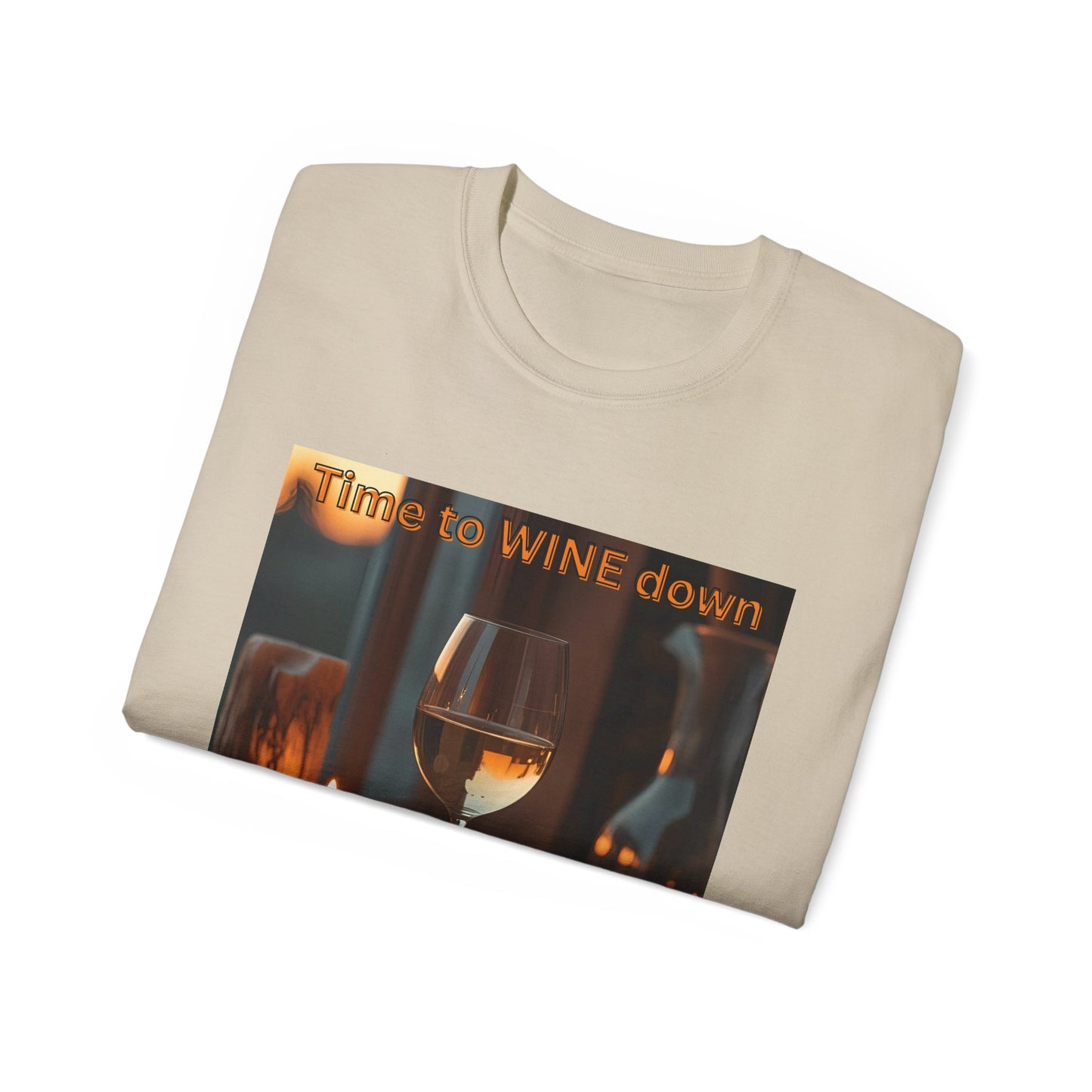 Time to Wine Down - Wine Down Tee for Relaxation Lovers, Unisex Cotton Shirt, Gift for Wine Enthusiasts, Casual Outing Top, Fun Humor Tee
