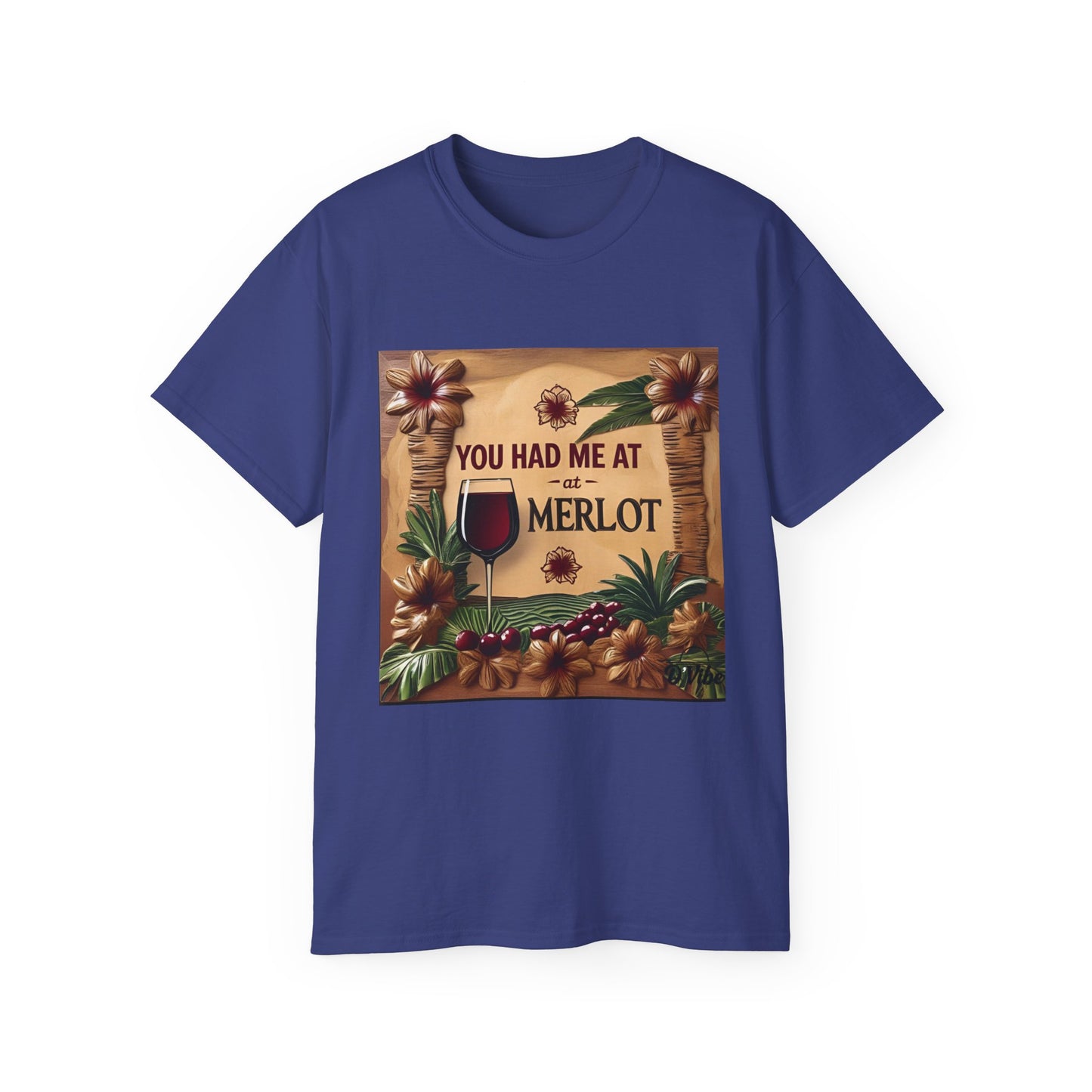 You Had Me at Merlot - Wine Lover's Gift Tee, Funny Merlot T-Shirt, Unisex Ultra Cotton, Gift for Wine Enthusiasts, Fun Wine Party Apparel