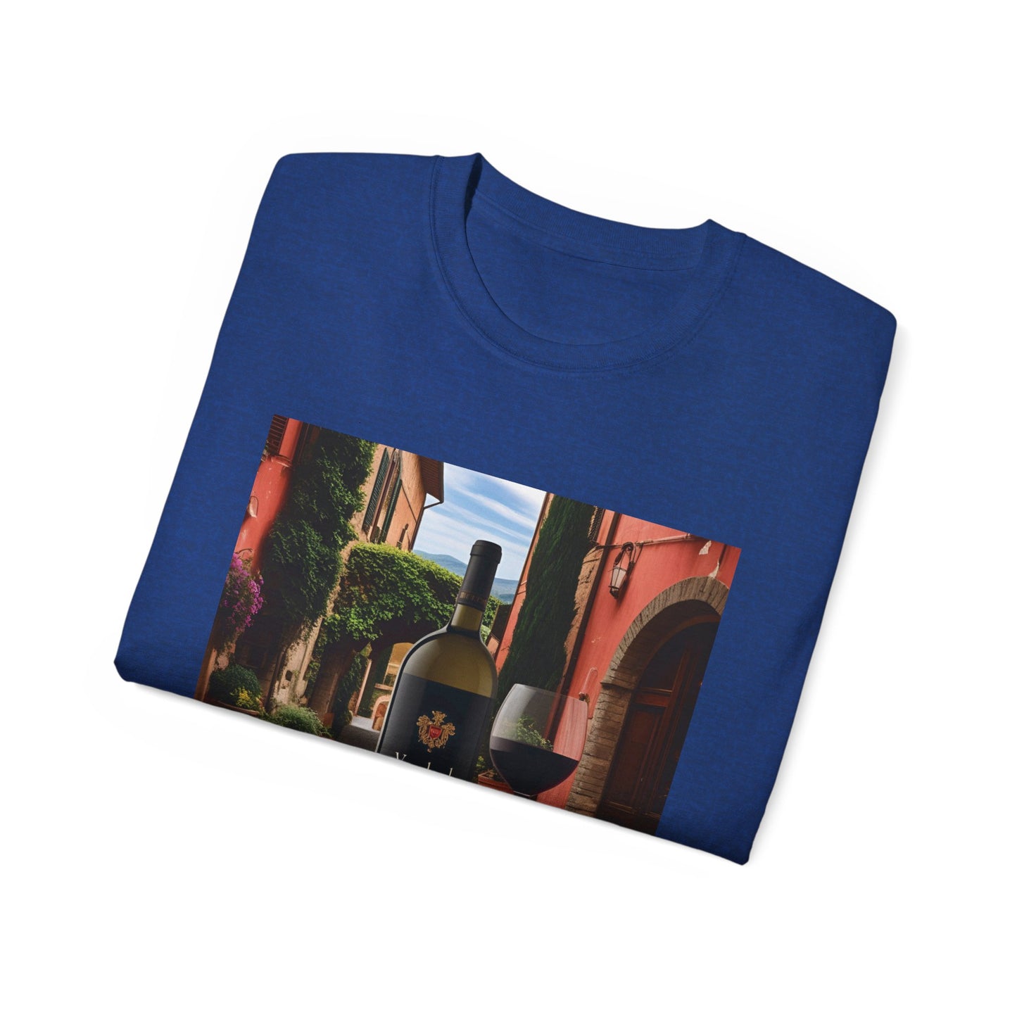 Wine Lover's Unisex Ultra Cotton Tee, Perfect Gift for Vineyard Visits, Wine Night, Hostess Gifts, Casual Wear, Summer Vibes